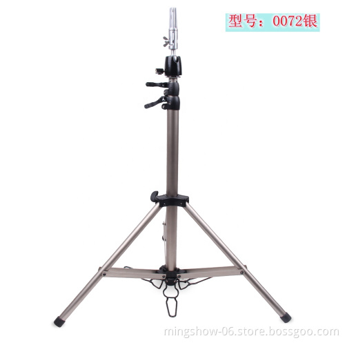 Mannequin Head Tripod,Adjustable Tripod Stand Holder for Hairdressing hair training tool